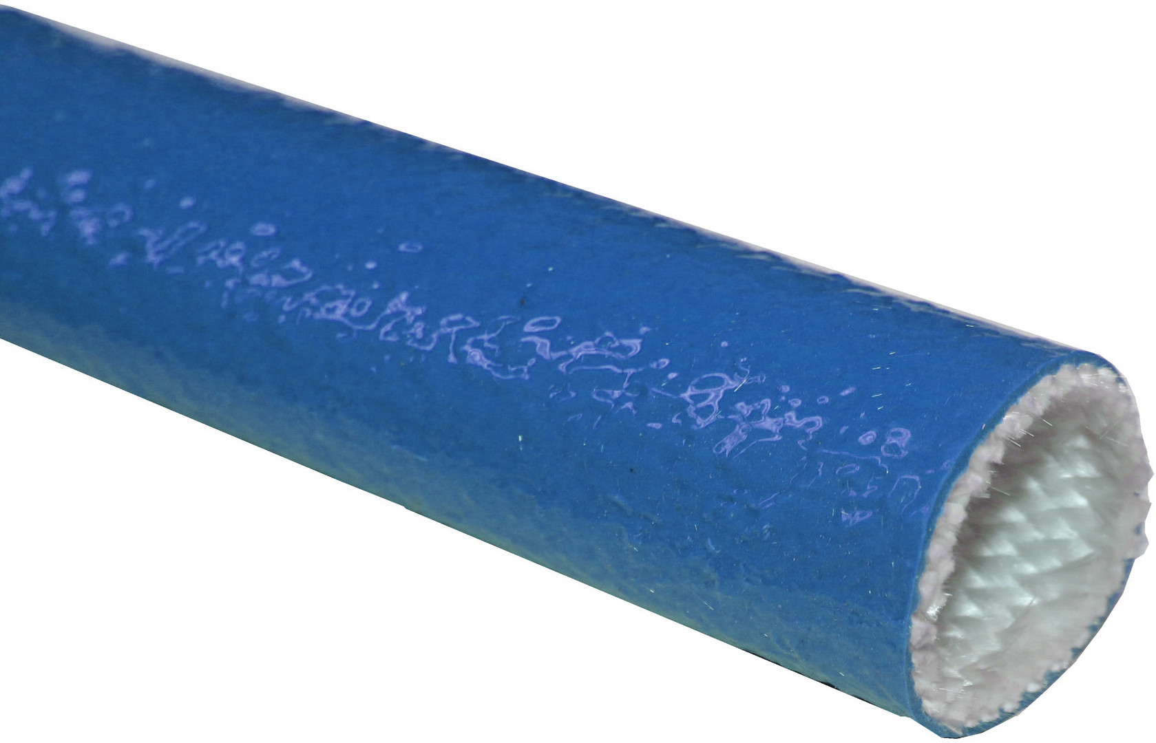 Hitzeschutzschlauch blau Innen 19mm mit Silikonmantel blau online