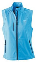 Softshell-Weste Damen und Herren mit RAUH-Logo azurblau,frenchnavy u.schwarz