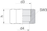 24/37° Überwurfmuttern