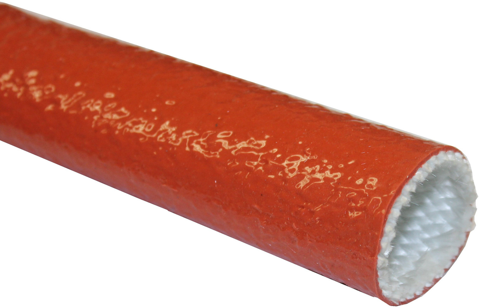 Hitzeschutzschlauch rot Innen 13mm mit Silikonmantel EN45545-2