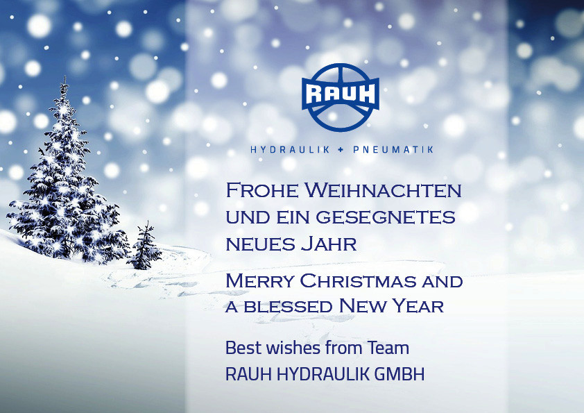 Weihnachtskarte Rauh